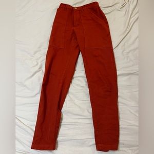 Big Bud Press pencil pants in Paprika